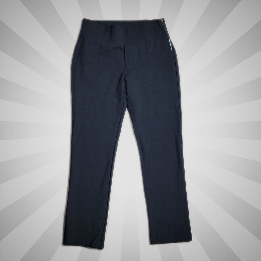 Sentimental New York Career Pants ~ Sz M 8/10 ~ Black ~ Mid Rise ~ 25" Inseam